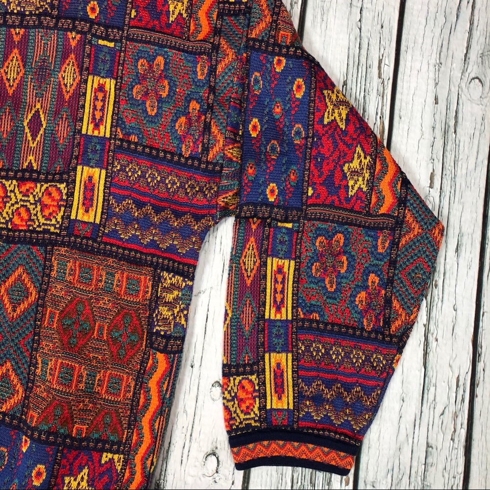 Vintage Tundra Canada COOGI style sweater Sz XL - Picture 7 of 8